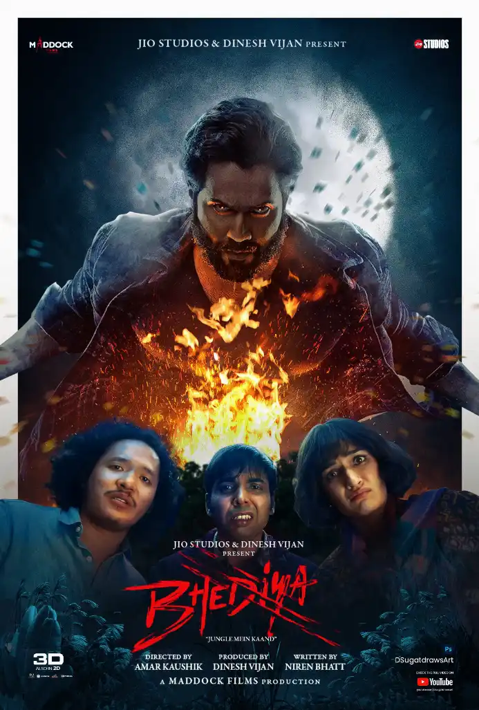 Bhediya 2022 Bollywood Hindi Full Movie PreDvD Movies4U