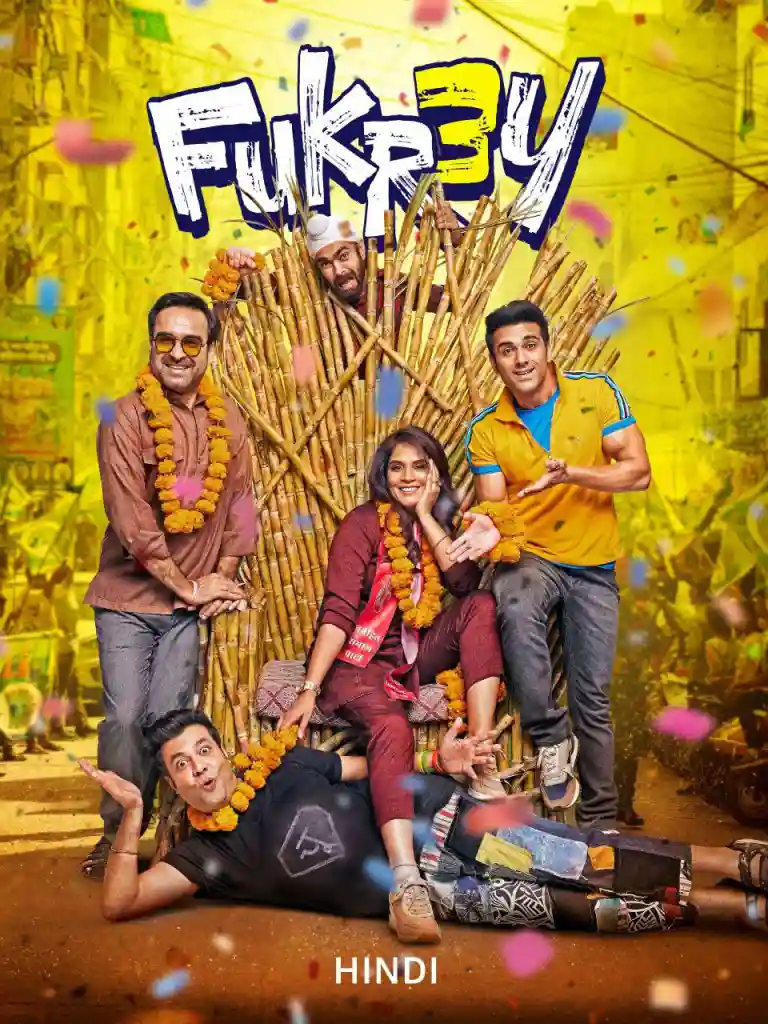 Fukrey 3 2023 Bollywood Hindi Movie HD ESub Movies4U