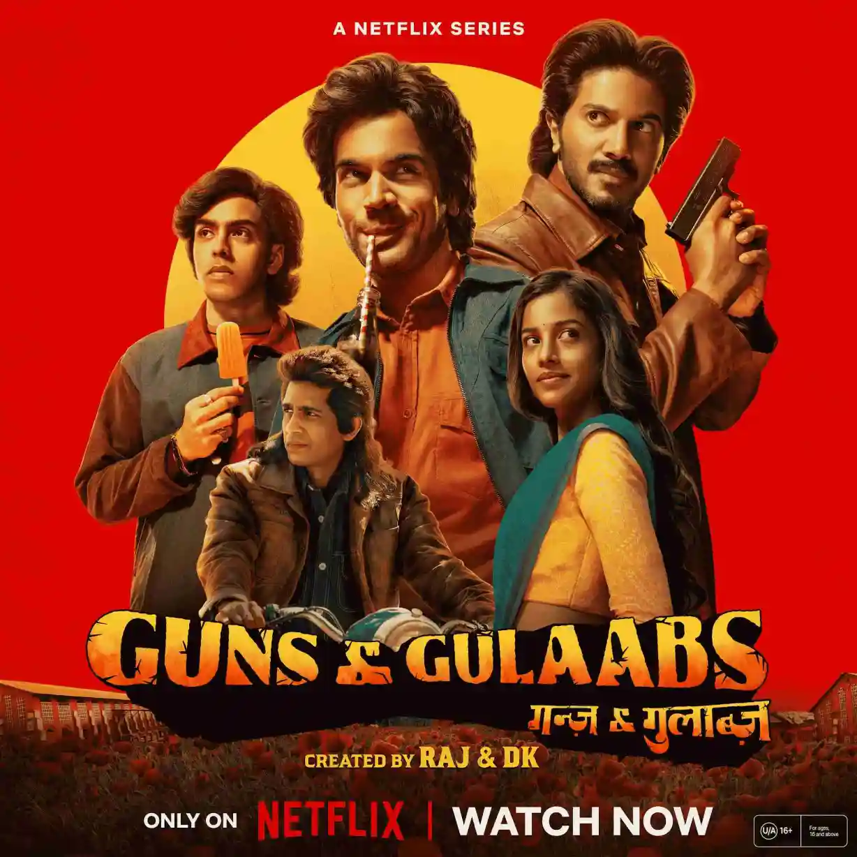 Guns and Gulaabs S1 2023 Hindi Completed Web Series HEVC ESub Movies4U