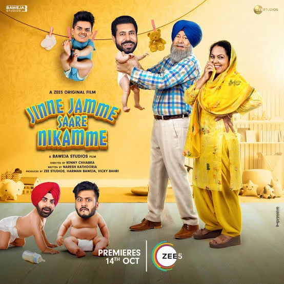 Jinne Jamme Saare Nikamme 2021 Punjabi Full Movie HD ESub Movies4U