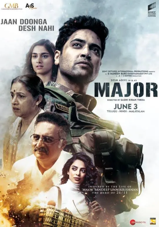 Major 2022 Bollywood Hindi Full Movie HD ESub Movies4U