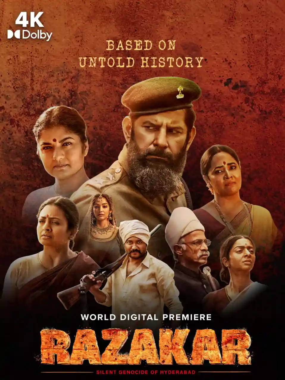 Razakar 2024 Hindi Telugu Dual Audio UnCut South Movie HD ESub Movies4U