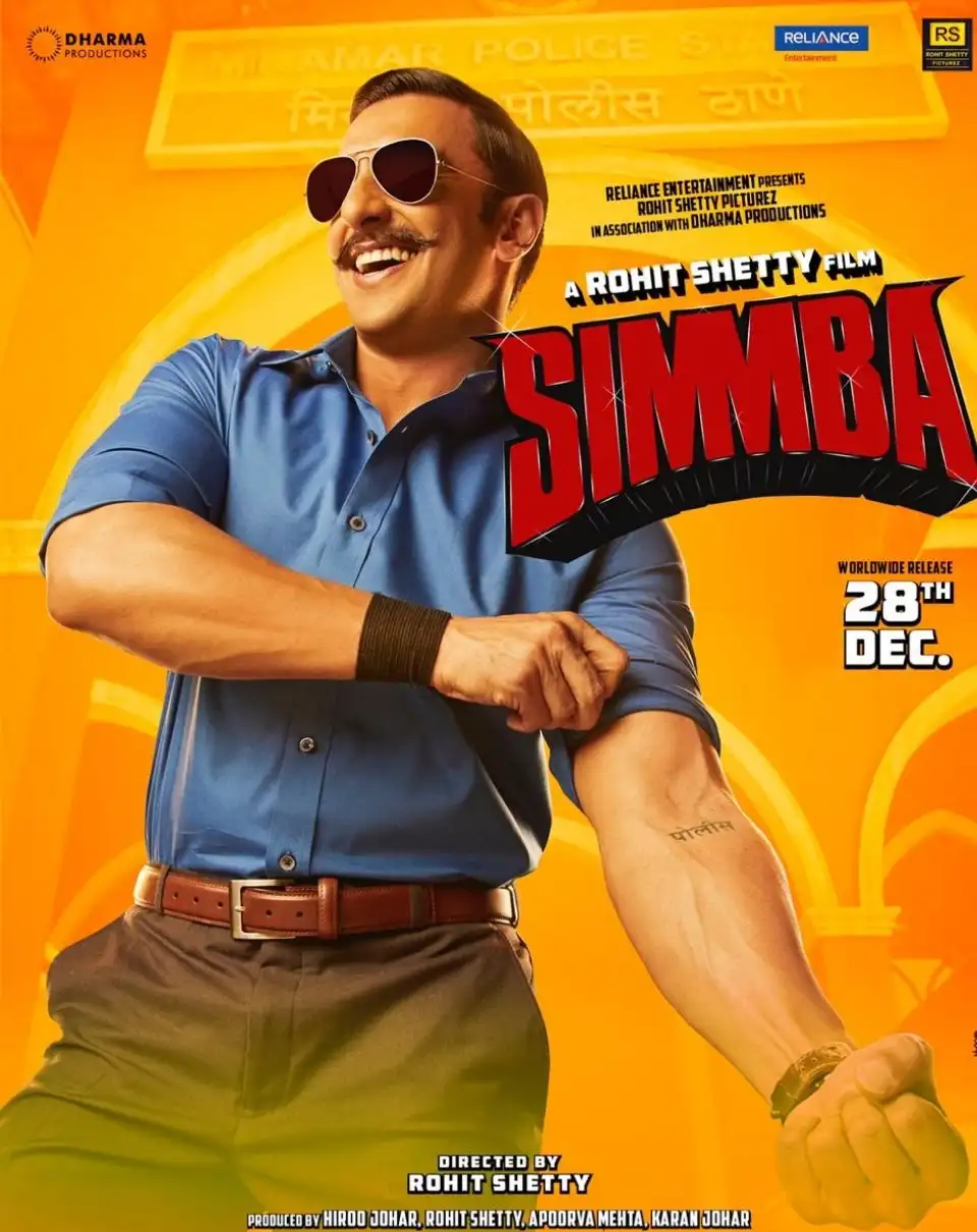 Simmba 2018 Bollywood Hindi Full Movie BluRay HD ESub Movies4U