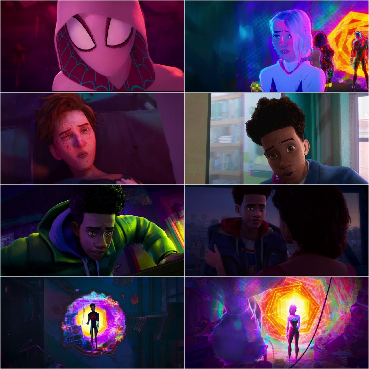 Spider Man Across the Spider Verse 2023 Hindi English Dual Audio Full Movie HD ESub Movies4U screenshot