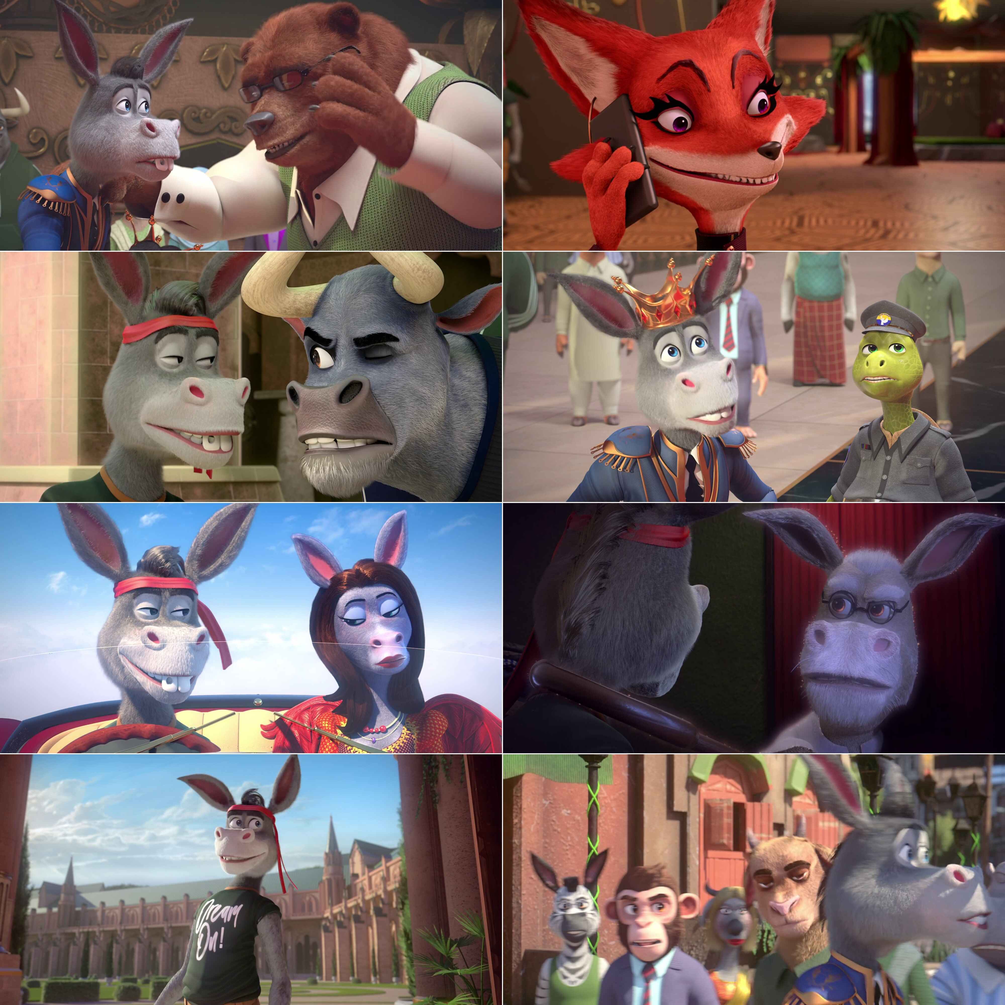 The Donkey King 2018 Hindi English Dual Audio Animated Movie HD ESub Movies4U screenshot