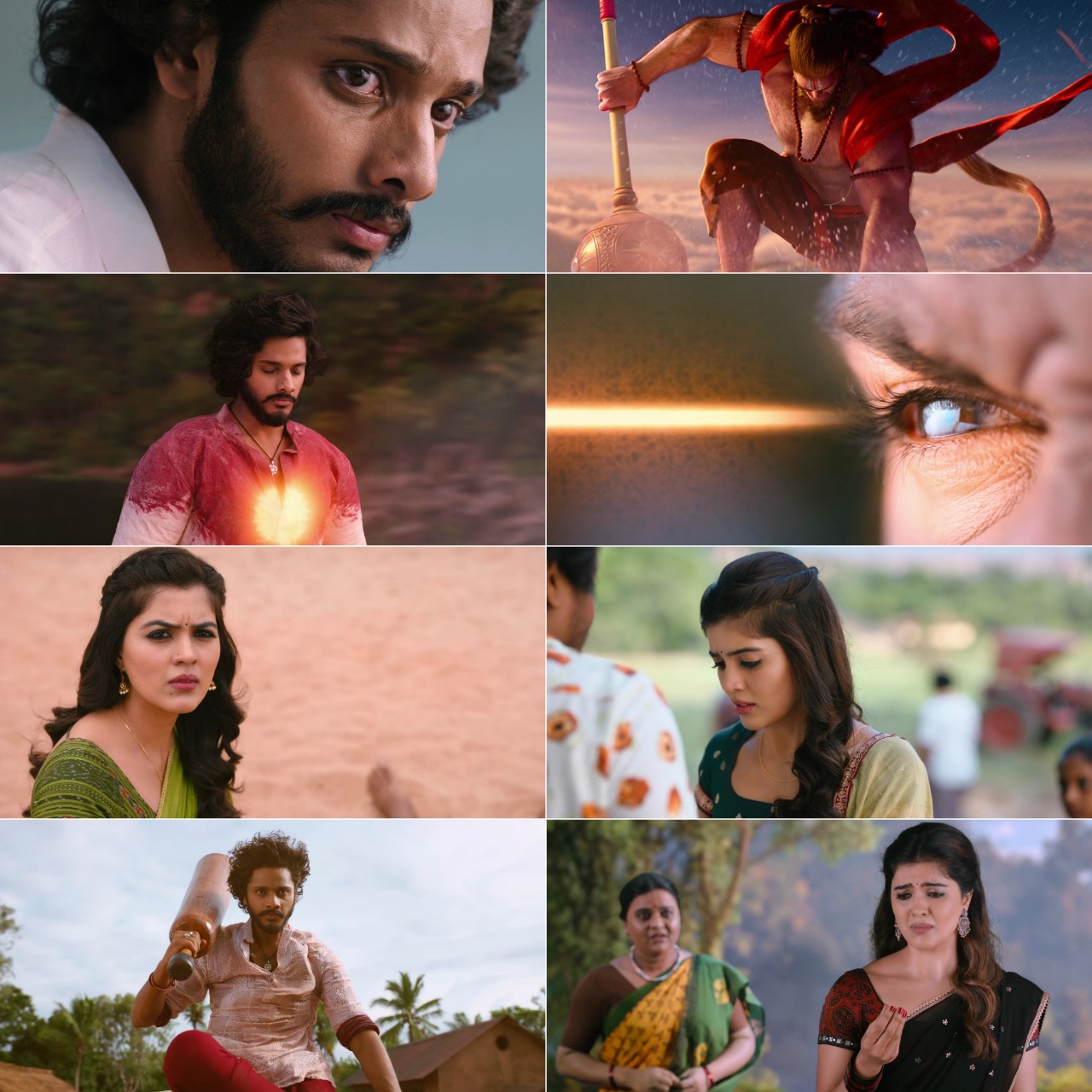 Hanu Man Hanuman 2024 South Hindi Dubbed UnCut Full Movie HD ESub Movies4U screenshot