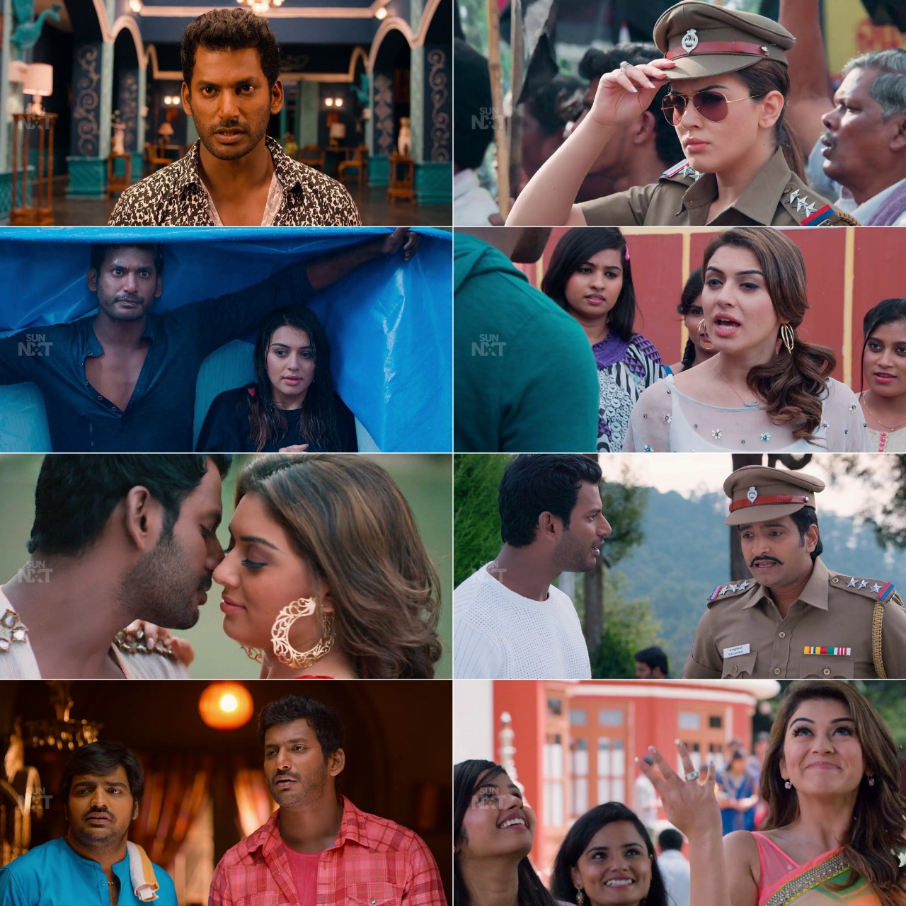 Aambala 2015 Hindi Tamil Dual Audio UnCut Movie HD ESub Movies4U screenshot
