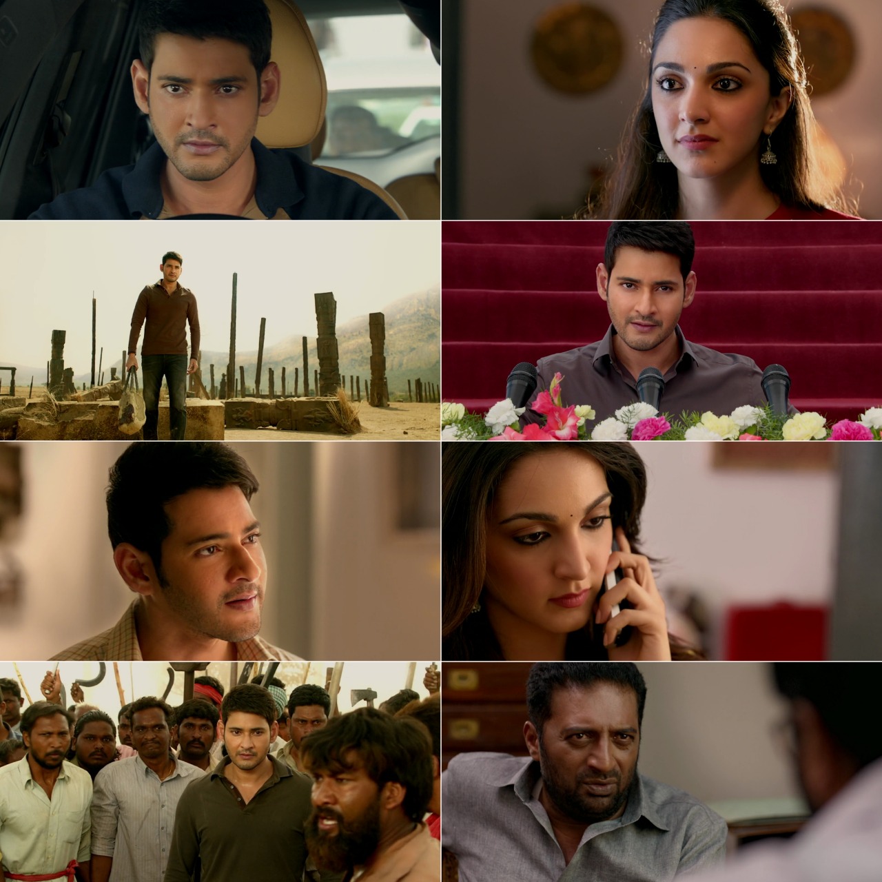 Bharat Ane Nenu Dashing CM Bharat 2018 Hindi Telugu Dual Audio UnCut Movie HD ESub Movies4U screenshot