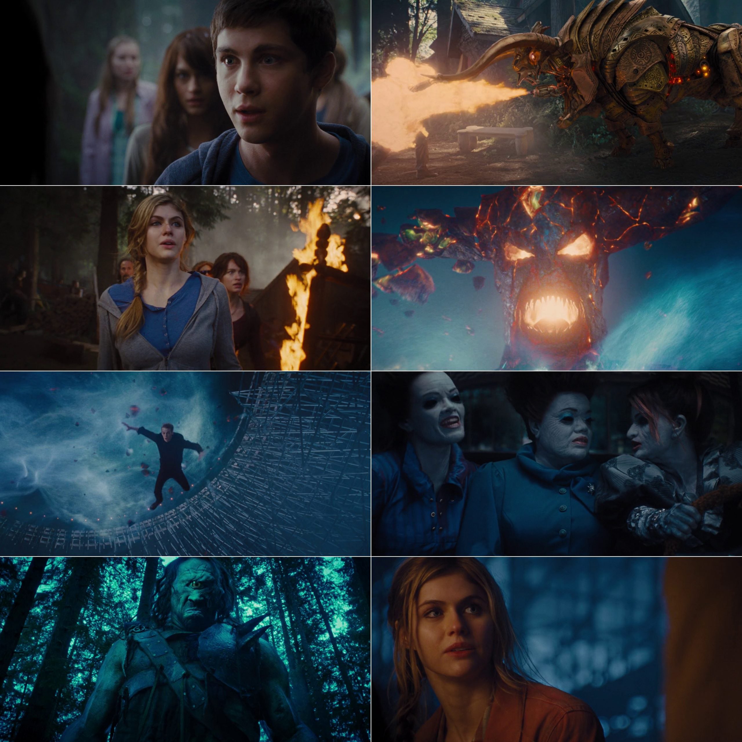 Percy Jackson Sea of Monsters 2013 Hindi English Dual Audio Hollywood Movie BluRay HD ESub Movies4U screenshot
