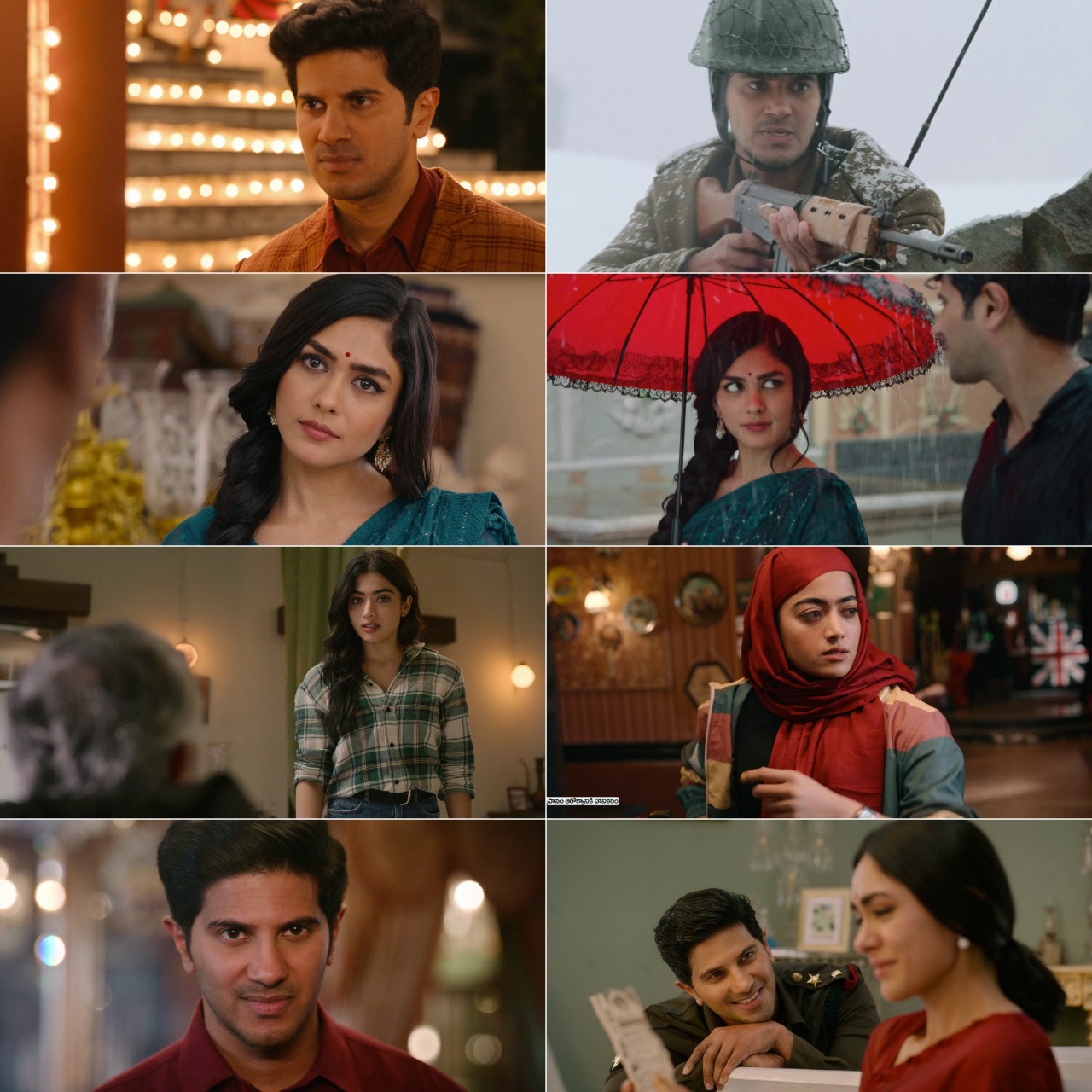 Sita Ramam 2022 Hindi Telugu Dual Audio UnCut Movie HD ESub Movies4U screenshot