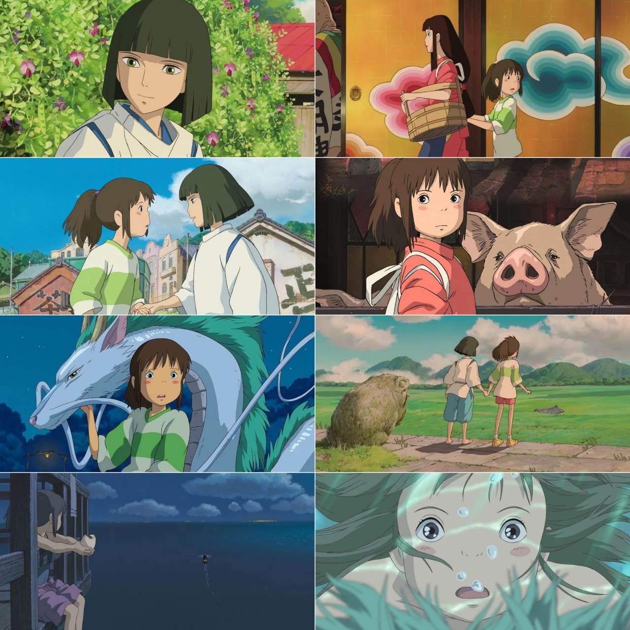 Spirited Away 2001 Hindi English Japanese Animated Movie BluRay HEVC 10bit ESub Movies4U screenshot