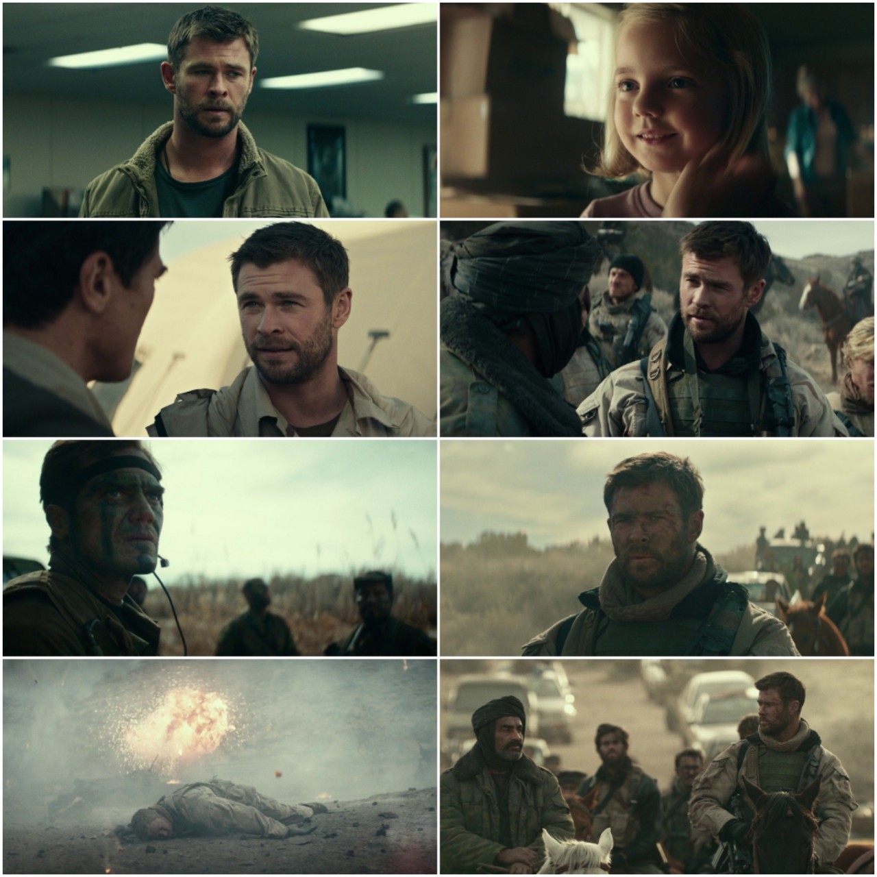 12 Strong 2018 Hindi English Dual Audio Full Movie BluRay HD ESub Movies4U screenshot