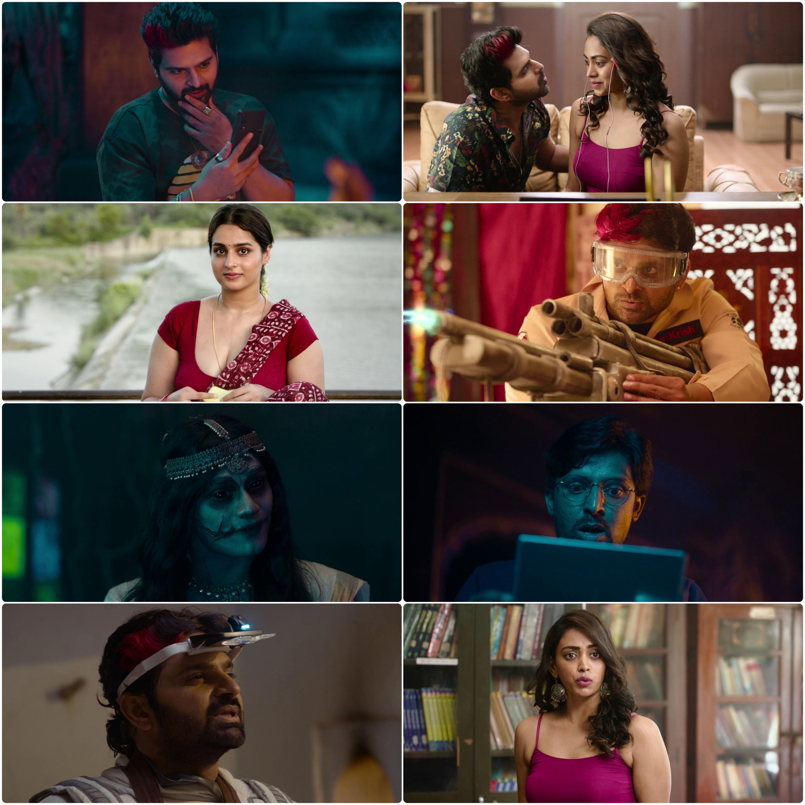 Om Bheem Bush 2024 Hindi Telugu Dual Audio UnCut Movie HD ESub Movies4U screenshot