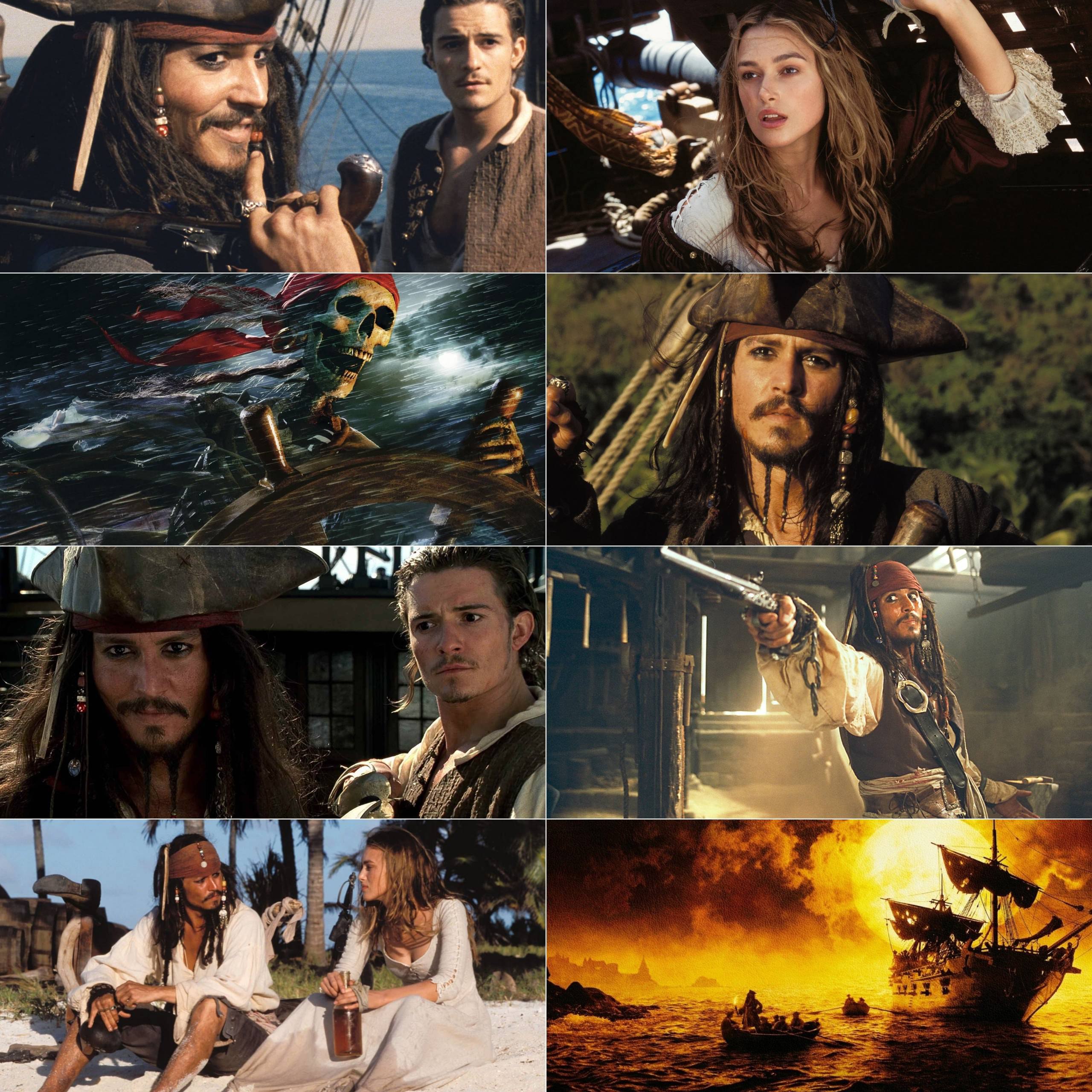 Pirates of the Caribbean The Curse of the Black Pearl 2003 Hindi English Dual Audio Movie BluRay HD ESub Movies4U screenshot