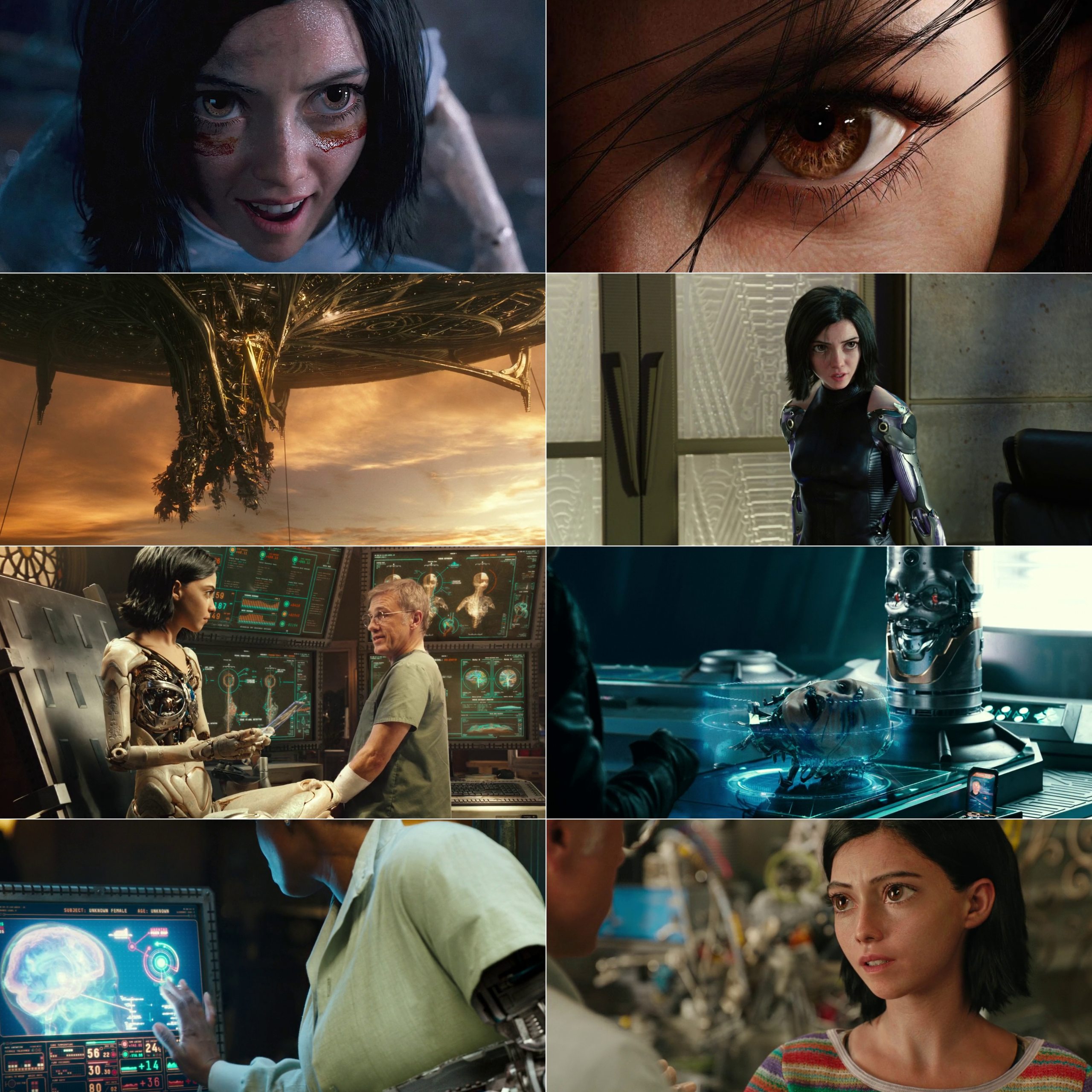 Alita Battle Angel 2019 Hindi English Dual Audio Hollywood Movie BluRay HD ESub Movies4U screenshot