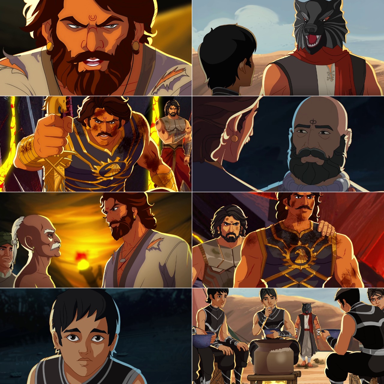 Baahubali Crown of Blood 2024 Hindi Animation Completed Web Series HEVC ESub Movies4U screenshot