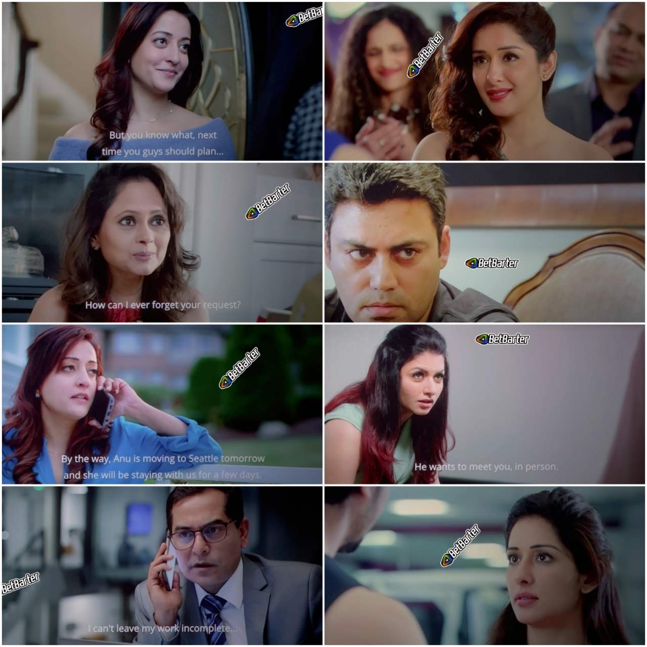 NRI Wives 2023 Hindi Dubbed Full Movie PreDvD Movies4U screenshot