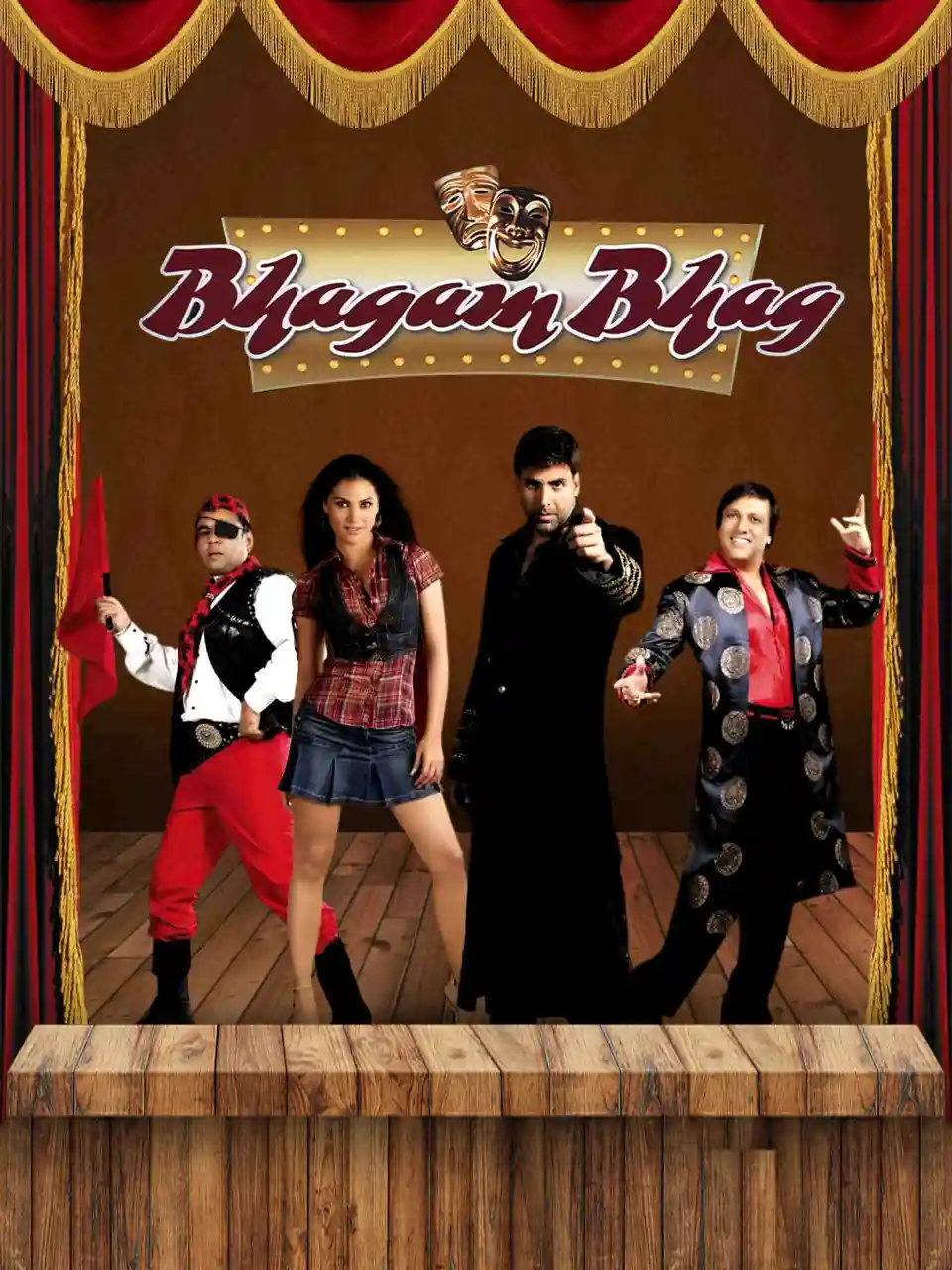 Bhagam Bhag 2006 Bollywood Hindi Movie BluRay HD ESub Movies4U
