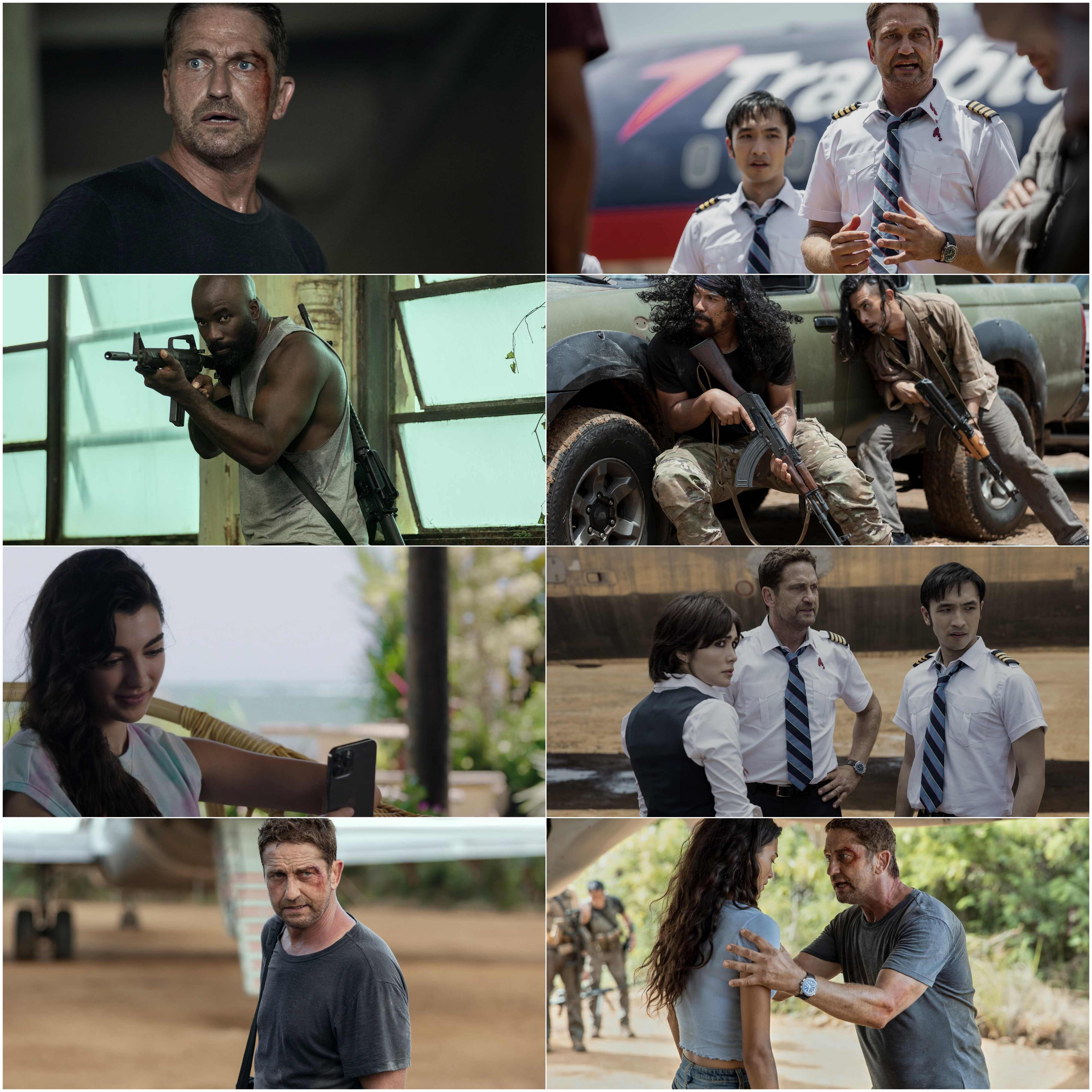 Plane 2023 Hindi English Dual Audio Hollywood Movie BluRay HD ESub Movies4U screenshot