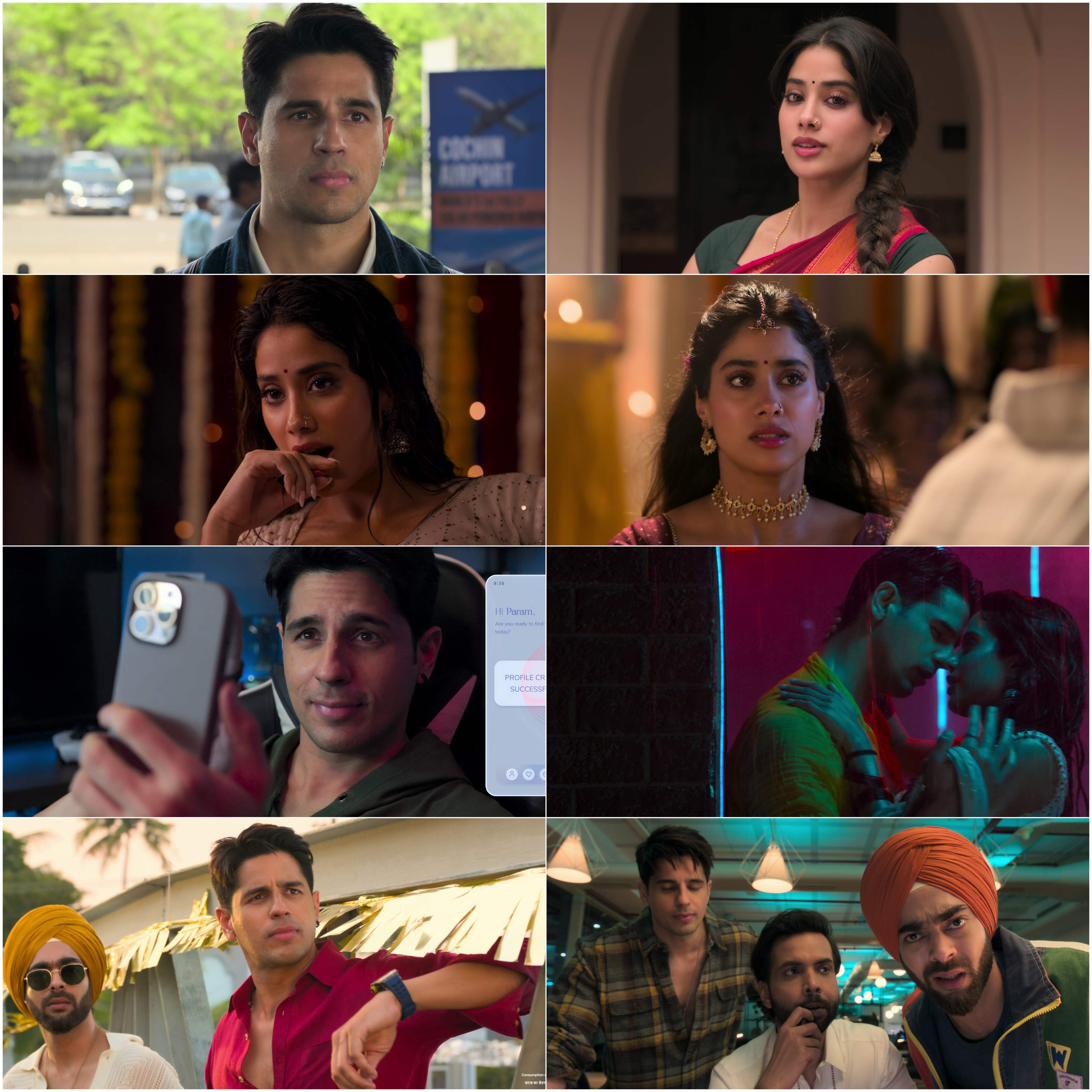 Param Sundari 2025 Bollywood Hindi Movie HD ESub Movies4U screenshot